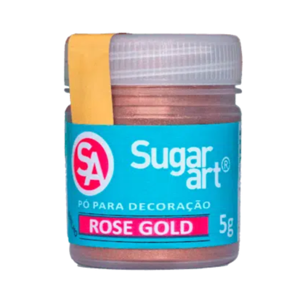Pó Para Decoração Rose Gold - SUGAR ART