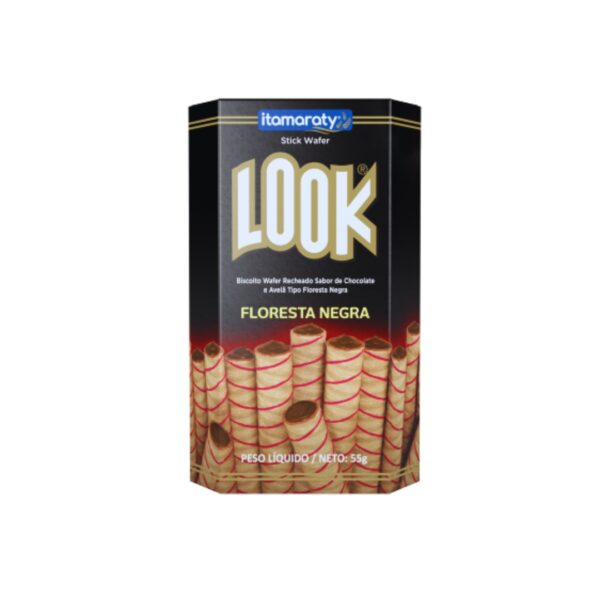 Wafer Look Sabor Floresta Negra 55g - LOOK