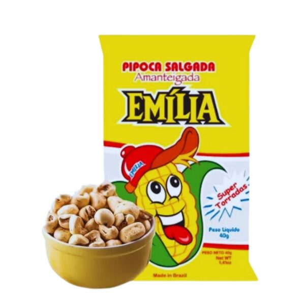 Pipoca Salgada Amanteigada 40g - EMÍLIA