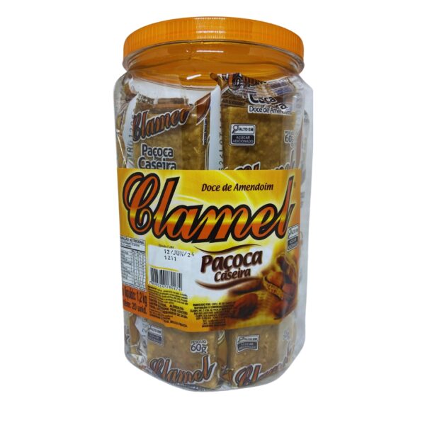 Paçoca Caseira Pote Com 20 Unidades - CLAMEL